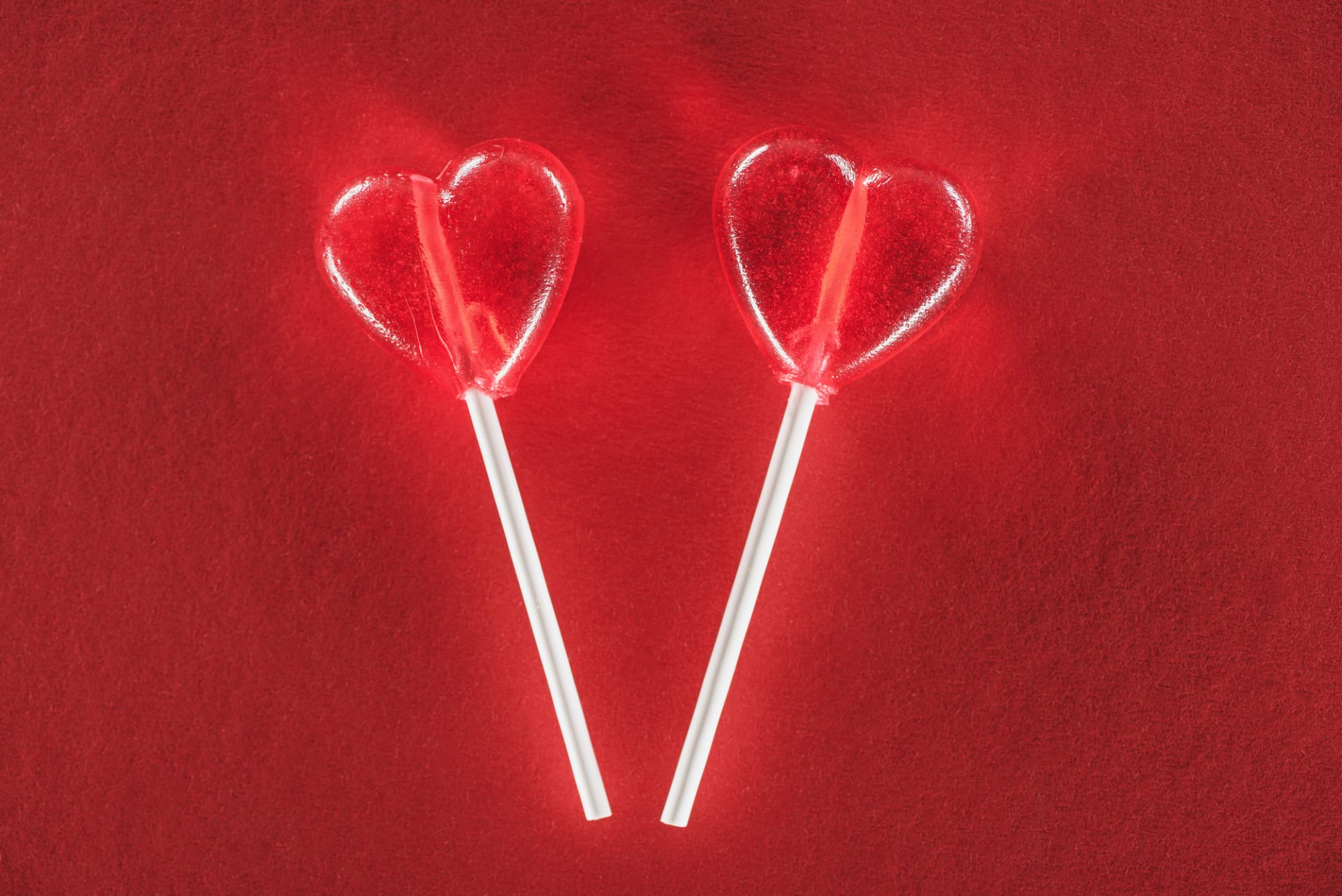 cannabis infused heart shaped lollipops